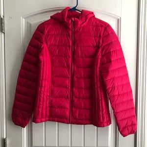 32 Degrees Pink packable coat